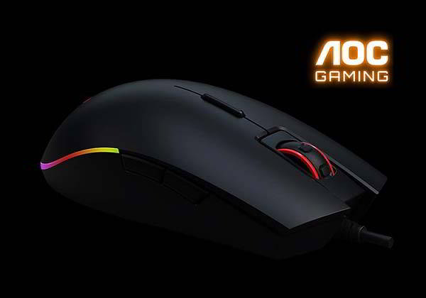 AOC GM500 RGB Gaming Mouse in Ambidextrous Design