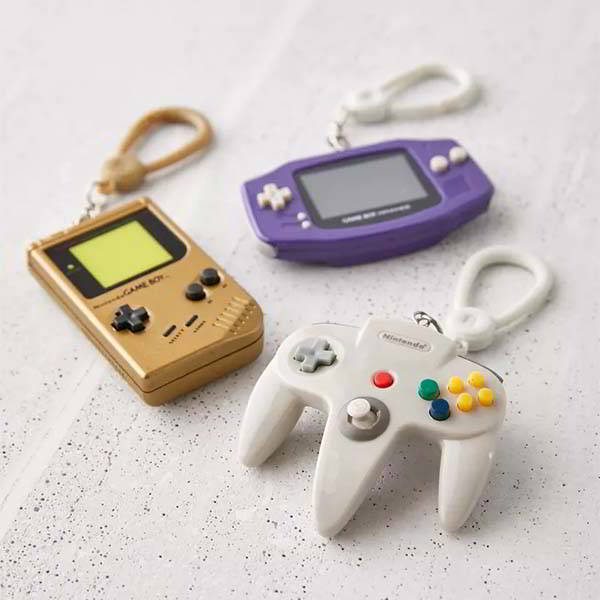 Nintendo Game Console Keychains