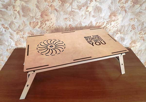 The Handmade Foldable Lap Desk Inspired by Star Wars