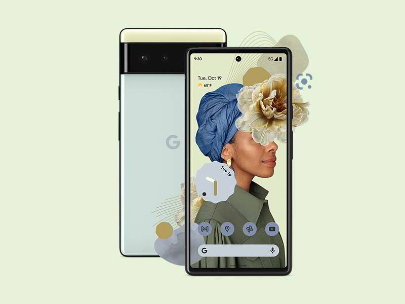 Google Pixel 6 5G Android Smartphone Powered by Tensor Processor