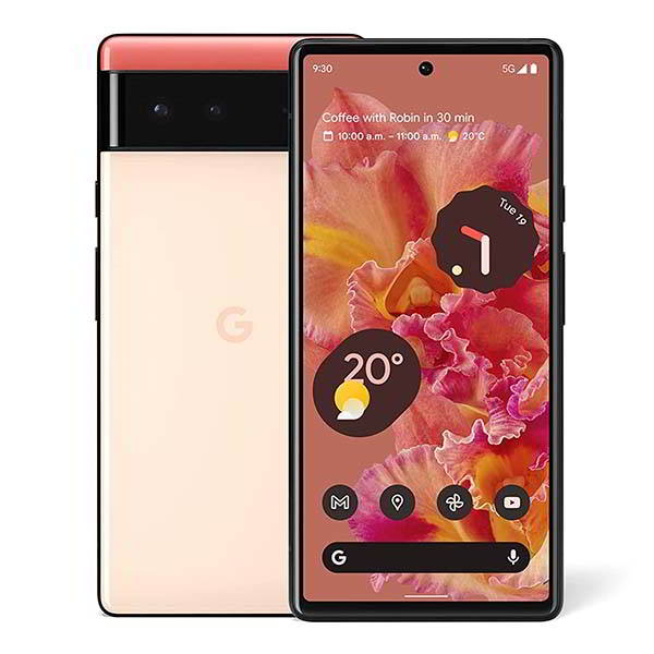 Google Pixel 6 5G Android Smartphone Powered by Tensor Processor