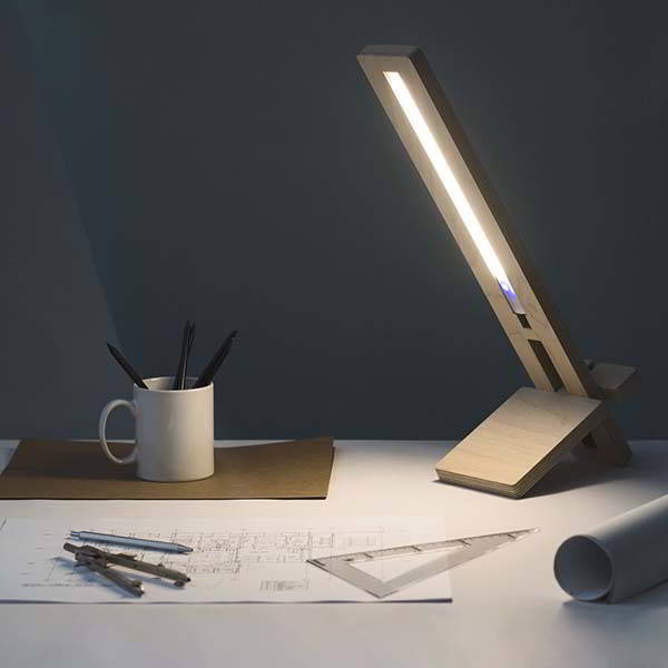 DELAMP Handmade Minimal LED Table Lamp