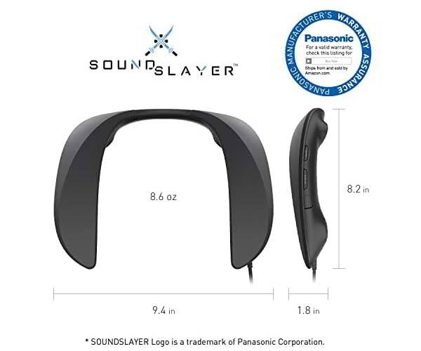 Panasonic SoundSlayer SC-GN01 Wearable Gaming Speaker with Microphone