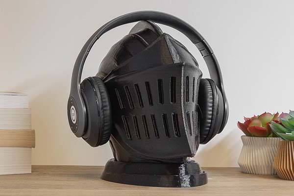 Dark Soul 3 3D Printed Headphone Stand Inspired by Lothric Knight