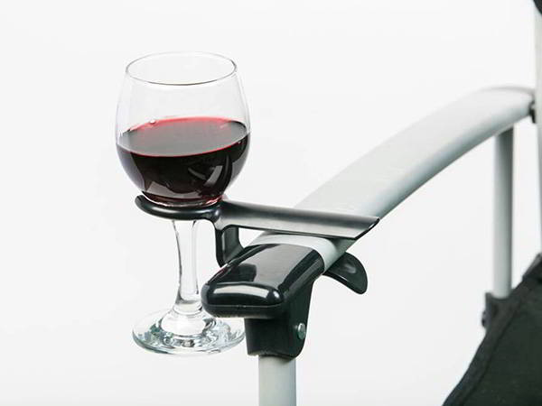 Handmade Wine Glass Cup Holder for Outdoor Chairs