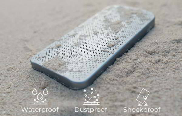 DUVOSS Portable Waterproof Bluetooth Speaker in Phone Size