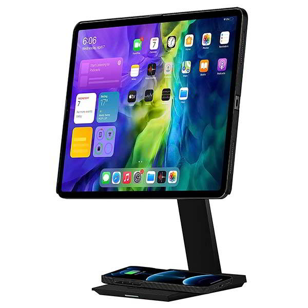 PITAKA MagEZ Magnetic Tablet Stand with Wireless Charging Pad