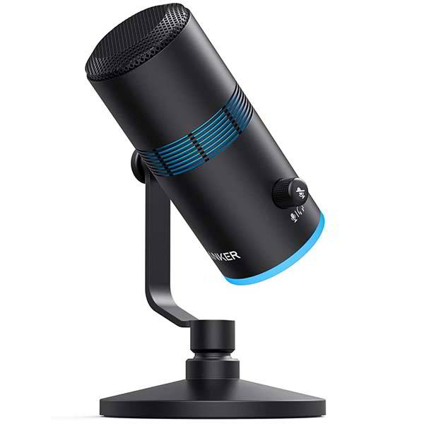 Anker PowerCast M300 USB Microphone with RGB LED Light