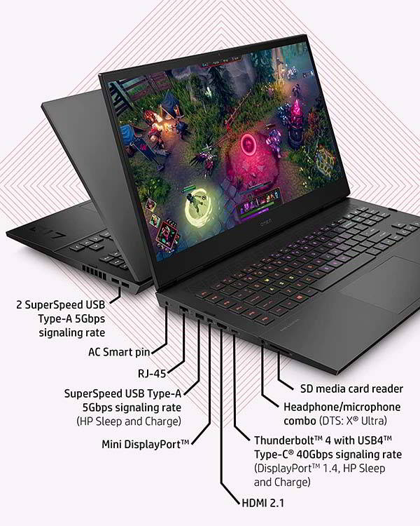 HP Omen 17 Gaming Laptop with GeForce RTX 3060, 16GB RAM and 144Hz Display