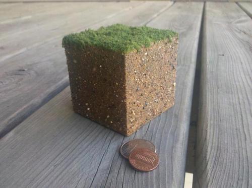 Minecraft Inspired Grass Cube | Gadgetsin
